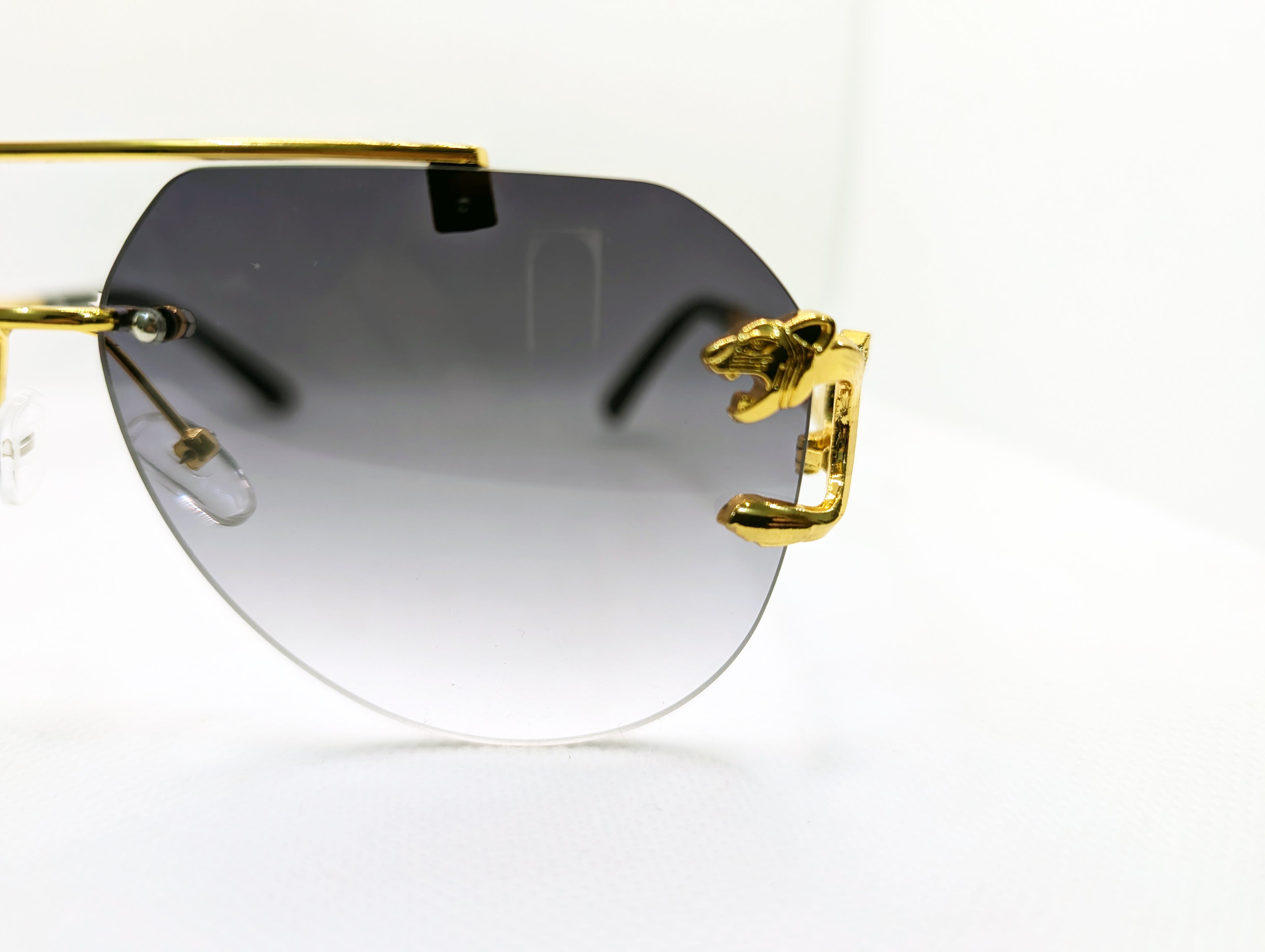 The Azure Panther Aviators- Gradient Grey