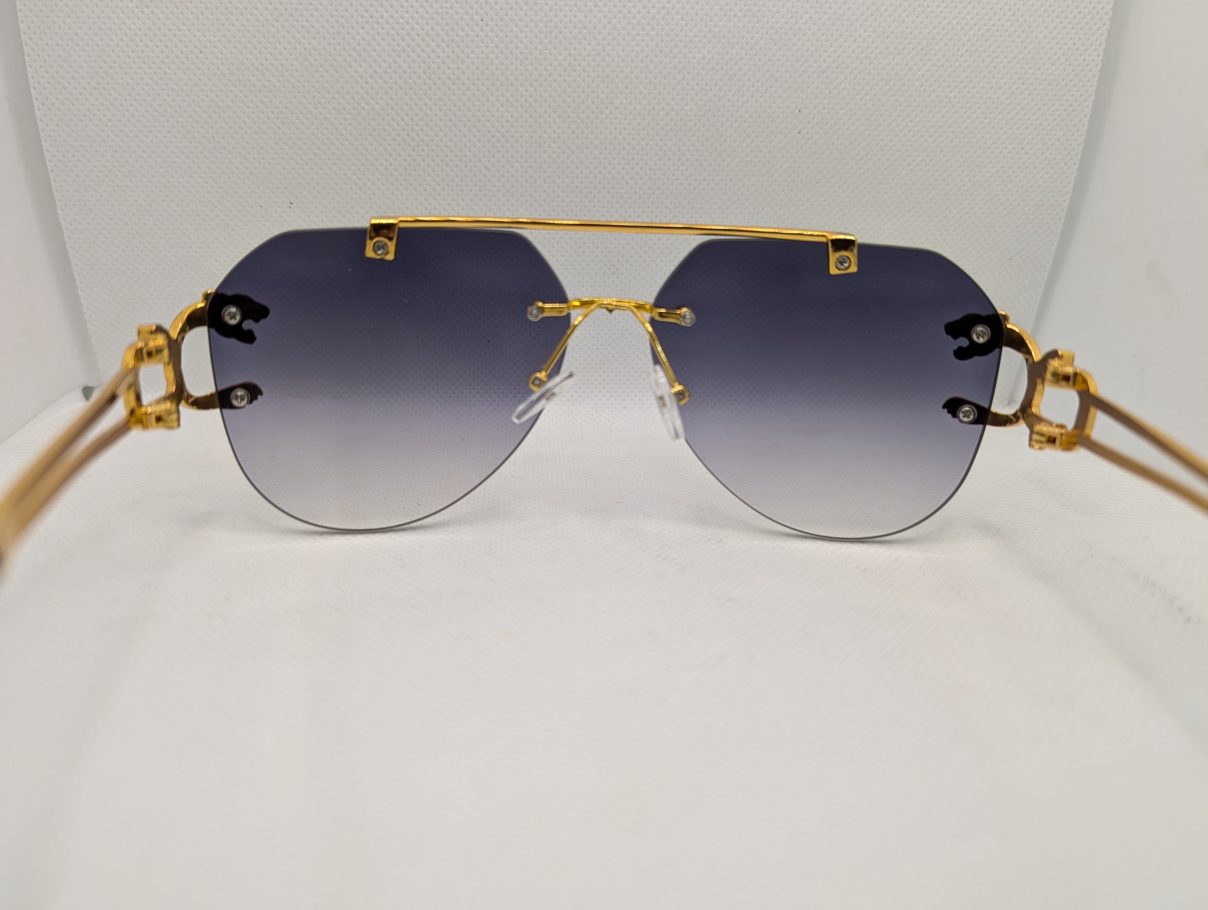 The Azure Panther Aviators- Gradient Grey